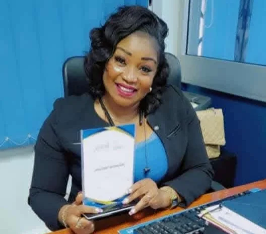 MADAM JULIE-BRAT ENONGENE RECEIVES DOUBLE RECOGNITION